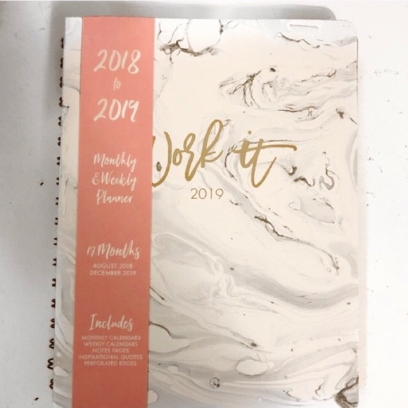 Other - 2019 Marble & Gold Monthly and Weekly Planner
